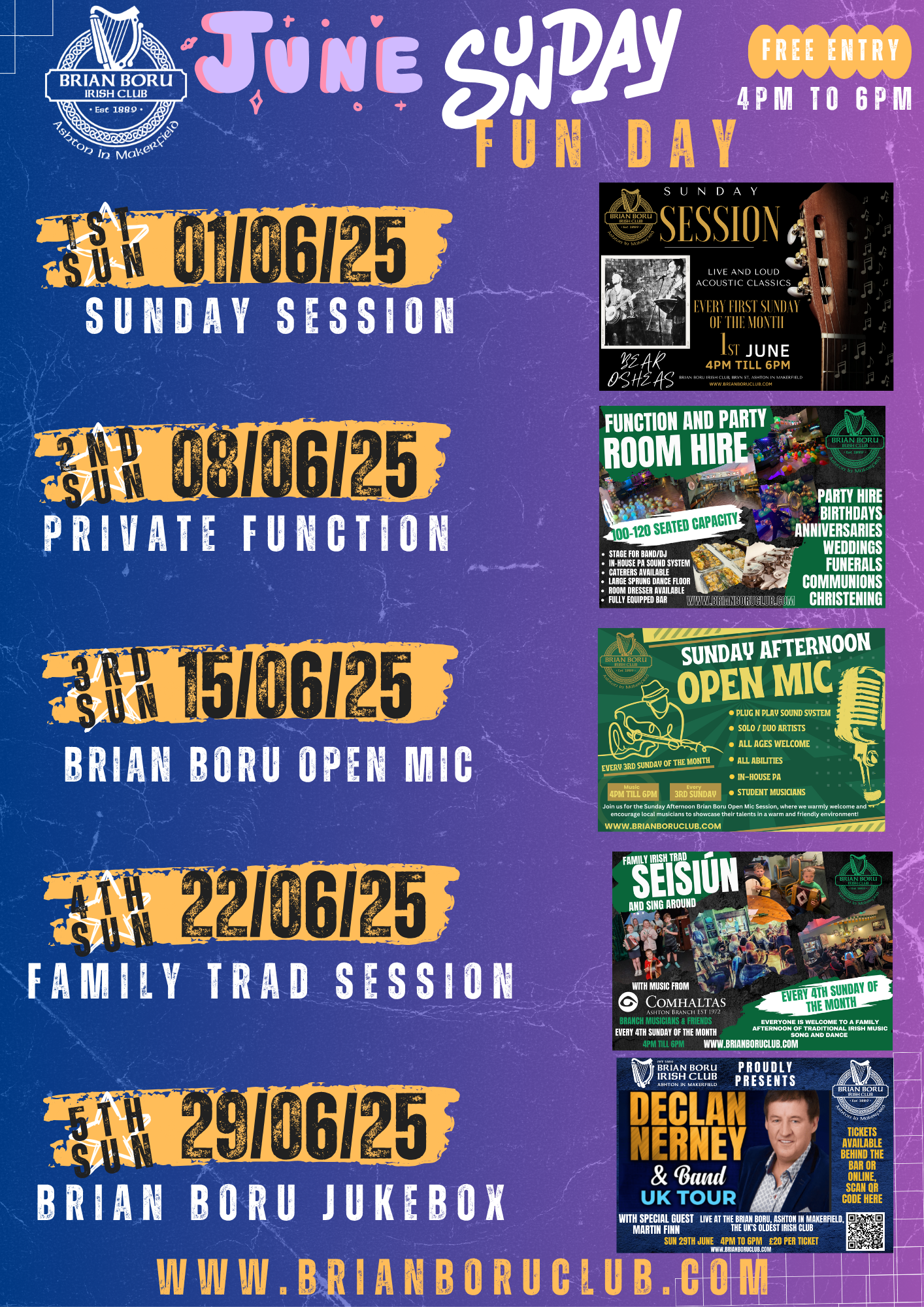 SUNDAY FUNDAY JUNE 25
